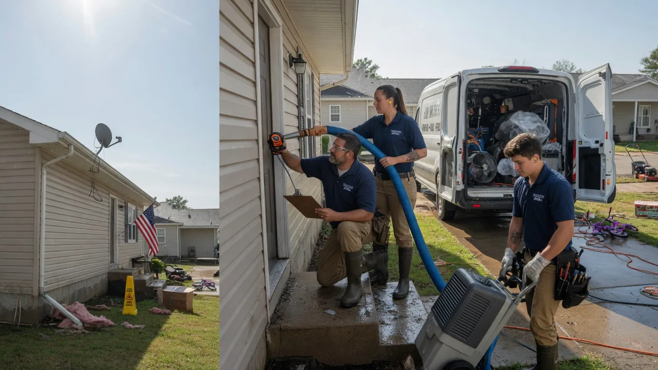 Ceiling Water Damage Restoration in Kidder, MO near me